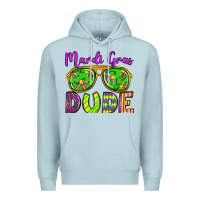Blue Mist mardi gras dude olivia Premium Hoodie - OliviaCreatesArt