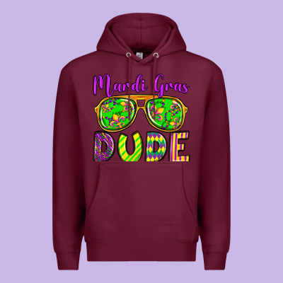 Mardi Gras Dude Olivia Premium Hoodie Designed By Oliviacreatesart