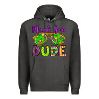 Charcoal Heather mardi gras dude olivia Premium Hoodie - OliviaCreatesArt
