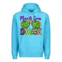 Ocean Blue mardi gras dude olivia Premium Hoodie - OliviaCreatesArt