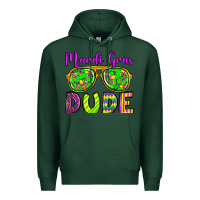 Sports Green mardi gras dude olivia Premium Hoodie - OliviaCreatesArt