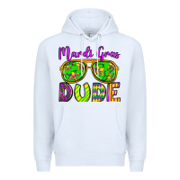White mardi gras dude olivia Premium Hoodie - OliviaCreatesArt