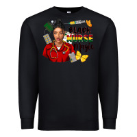 Black Juneteenth black Nurse magic Premium Sweatshirt - FaDigitalArtStudio