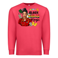 Cardinal Juneteenth black Nurse magic Premium Sweatshirt - FaDigitalArtStudio