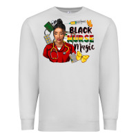 Dove Grey Juneteenth black Nurse magic Premium Sweatshirt - FaDigitalArtStudio
