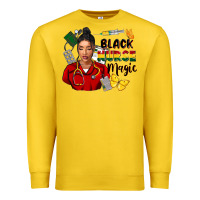 Lemon Juneteenth black Nurse magic Premium Sweatshirt - FaDigitalArtStudio