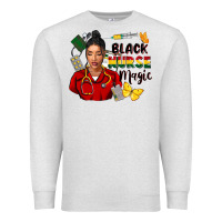 Oatmeal Heather Juneteenth black Nurse magic Premium Sweatshirt - FaDigitalArtStudio