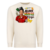 Sandshell Juneteenth black Nurse magic Premium Sweatshirt - FaDigitalArtStudio