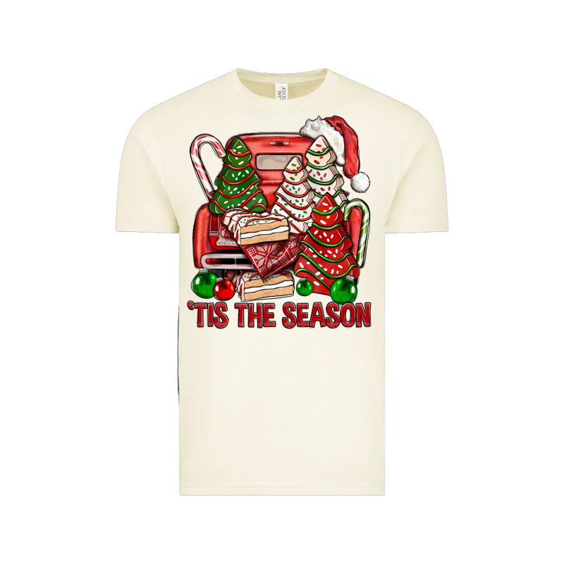 Tis The Season Christmas Cakes Truck Vintage Tee by BundleAndBundleShop | Teevron
