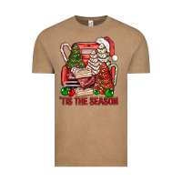 Vintage Coffee Tis The Season Christmas Cakes Truck Vintage Tee - BundleAndBundleShop