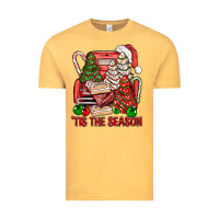 Vintage Mustard Tis The Season Christmas Cakes Truck Vintage Tee - BundleAndBundleShop