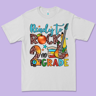 Ready To Rock 2nd Grade Premium Tee Designed By Jahusdesignshop
