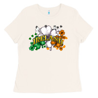 Bone ireland flag Ladies Tee - NancyCooperArtShop