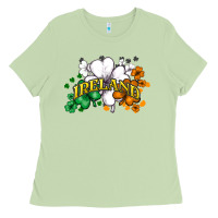Matcha ireland flag Ladies Tee - NancyCooperArtShop