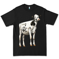 Black Holstein Heifer Premium Tee - LillyAllenDesigns