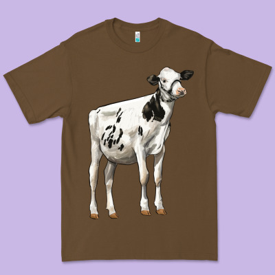 Holstein Heifer Premium Tee Designed By Lillyallendesigns