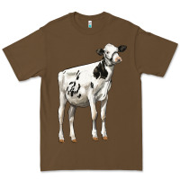 Cacao Holstein Heifer Premium Tee - LillyAllenDesigns