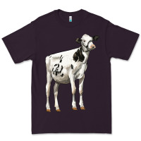 Plum Holstein Heifer Premium Tee - LillyAllenDesigns