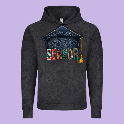 Senior 2023 Graduation Hat Bbs Vintage Hoodie Designed By Bundleandbundleshop