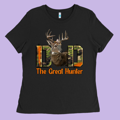 Western Dad The Great Deer Hunter Ladies Tee Designed By Lillyallendesigns