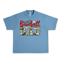 Pebble Blue baseball dad Urban Heavy Tee - BundleAndBundleShop