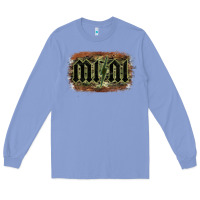 Colony Blue Camouflage Patterned Mini Tried Long Sleeve Tee - Bettercallsaul