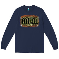 Navy Camouflage Patterned Mini Tried Long Sleeve Tee - Bettercallsaul