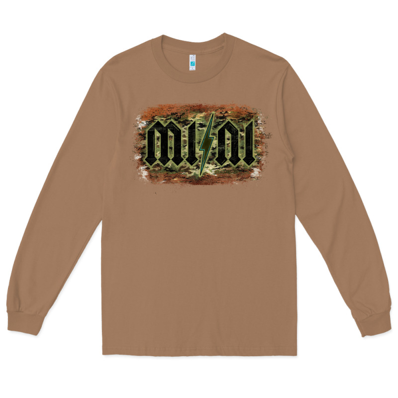 Camouflage Patterned Mini Tried Long Sleeve Tee by Bettercallsaul | Teevron