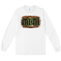 White Camouflage Patterned Mini Tried Long Sleeve Tee - Bettercallsaul