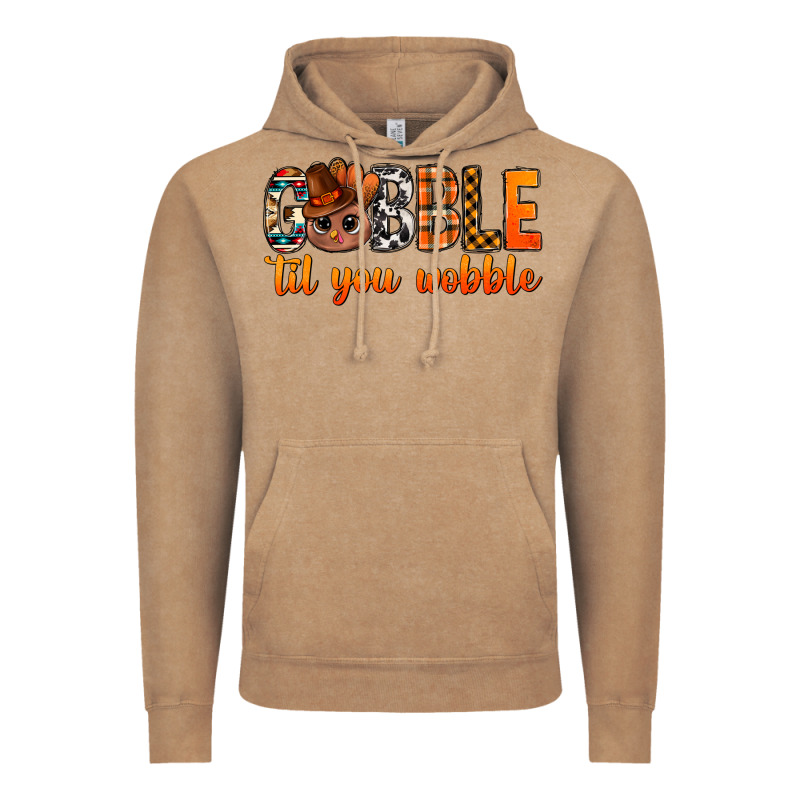 Gobble Til You Wobble Bbs Vintage Hoodie by BundleAndBundleShop | Teevron