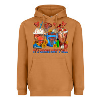 Meerkat It's Game Day Y'all Basketball Coffee Cups Heavyweight Hoodie - FaDigitalArtStudio