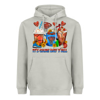 Moon Dust It's Game Day Y'all Basketball Coffee Cups Heavyweight Hoodie - FaDigitalArtStudio