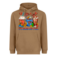 Toasted Coconut It's Game Day Y'all Basketball Coffee Cups Heavyweight Hoodie - FaDigitalArtStudio