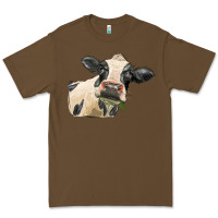 Cacao holstein heifer face Premium Tee - LillyAllenDesigns