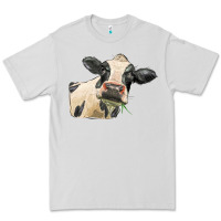 Dove Grey holstein heifer face Premium Tee - LillyAllenDesigns