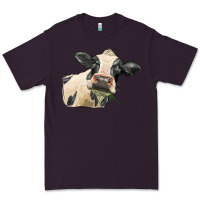 Plum holstein heifer face Premium Tee - LillyAllenDesigns