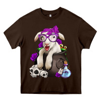 Chocolate Brown funny halloween lamb Heavy Core Tee - Jasminsmagicworld