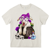 Cream funny halloween lamb Heavy Core Tee - Jasminsmagicworld