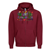 Burgundy volunteer coordinator mardi gras cowgirl Zipper Hoodie - CowGirlArtShop
