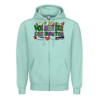 Seafoam volunteer coordinator mardi gras cowgirl Zipper Hoodie - CowGirlArtShop