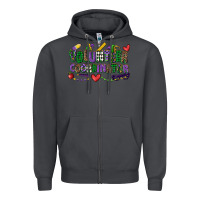 Smoke volunteer coordinator mardi gras cowgirl Zipper Hoodie - CowGirlArtShop