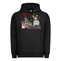 Pigment Black Bunny mama Urban Hoodie - CowhideDigitalArt