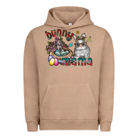 Pigment Burro Bunny mama Urban Hoodie - CowhideDigitalArt
