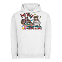 Pigment Lunar Rock Bunny mama Urban Hoodie - CowhideDigitalArt