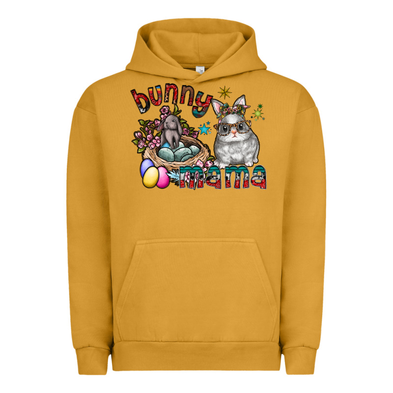 Bunny Mama Urban Hoodie by CowhideDigitalArt | Teevron