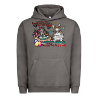 Pigment Tornado Bunny mama Urban Hoodie - CowhideDigitalArt
