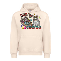 Sandshell Bunny mama Urban Hoodie - CowhideDigitalArt