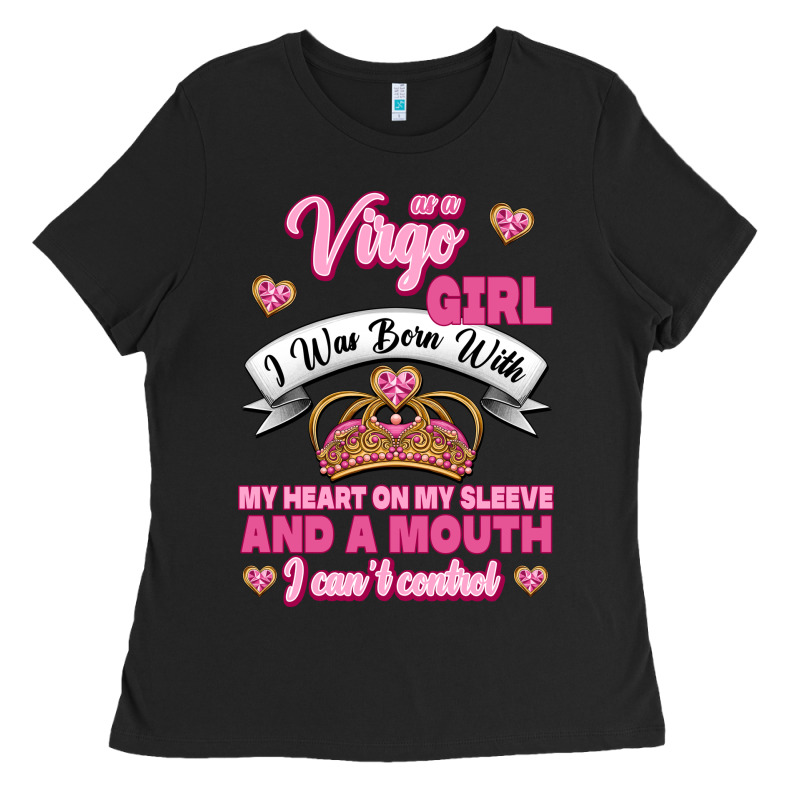 As A Virgo Girl Zodiac Girls Ladies Tee by Jasminsmagicworld | Teevron