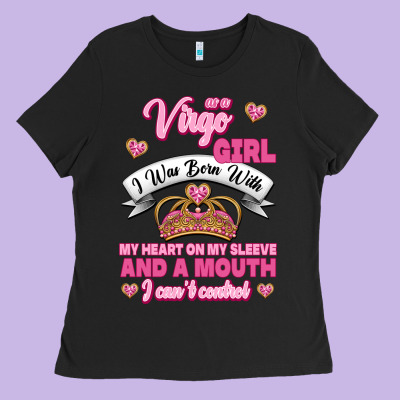 As A Virgo Girl Zodiac Girls Ladies Tee Designed By Jasminsmagicworld