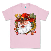 Bubblegum Pink Cowboy Santa Classic Tee - BundleAndBundleShop